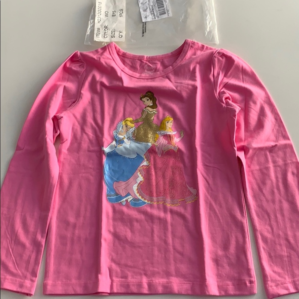 Disney Princess long sleeve top. Size 10/12.